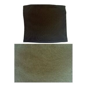 SHEIN Dark Olive Tube Top